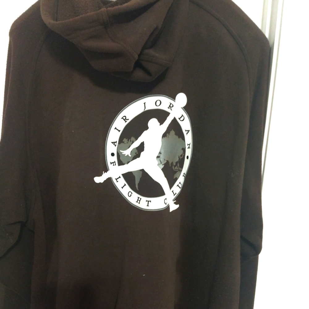 Air Jordan dark brown hoodie